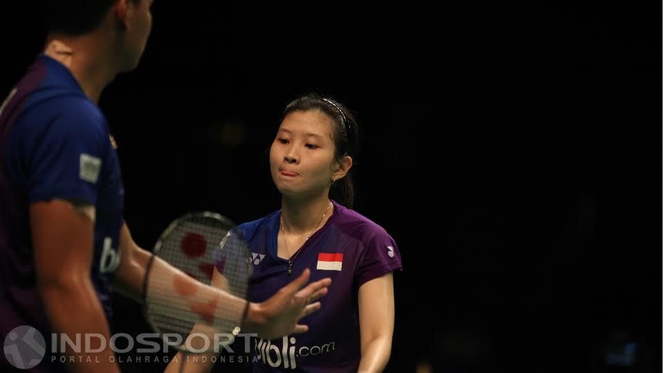 Debby Susanto dan Praveen Jordan saling menyemangati Copyright: © Herry Ibrahim/Indosport